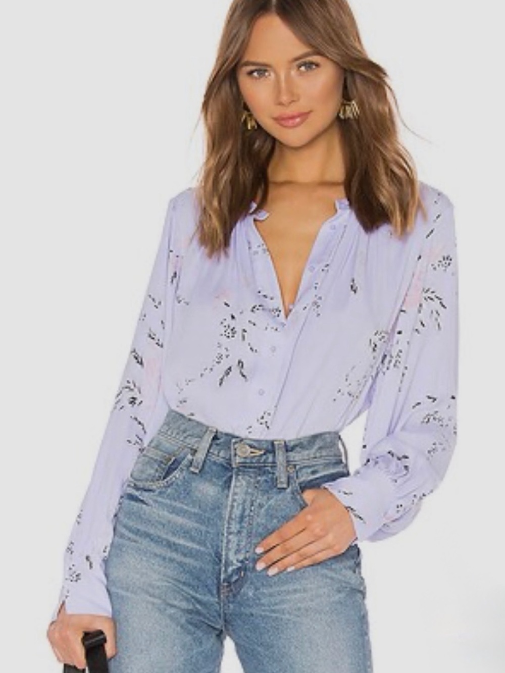 Equipment Brand ‘Causette’ Silk-Blend Button Up Blouse